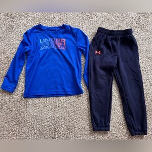 Under Armour boys blue matching outfit set 4T